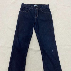 14 Boys Vintage Boot-Cut Dark Jeans